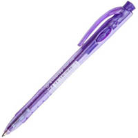 stabilo 308 liner retractable ballpoint pen 1.0mm violet box 10