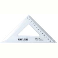 celco set square 45 degrees 210mm clear