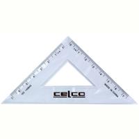 celco set square 45 degrees 140mm clear