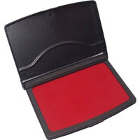deskmate stamp pad 70 x 110mm red