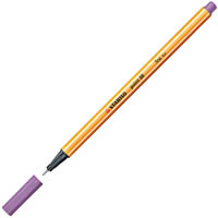 stabilo 88 point fineliner pen 0.4mm light lilac
