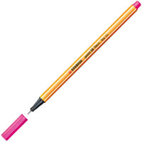 stabilo 88 point fineliner pen 0.4mm neon pink