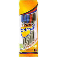 bic cristal ballpoint pens medium assorted pack 5
