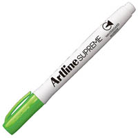 artline supreme antimicrobial whiteboard marker bullet 1.5mm lime green