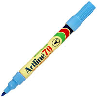 artline 70 permanent marker bullet 1.5mm light blue