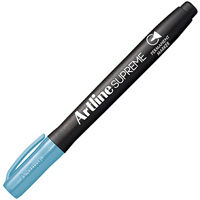 artline supreme antimicrobial permanent marker bullet 1.0mm light blue