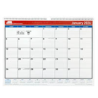 sasco 10720 deluxe 512 x 376mm desk and wall planner