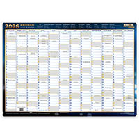 collins writeraze 11600 qc2 executive year planner 500 x 700mm