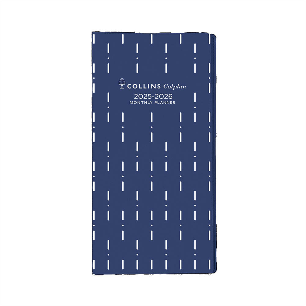 COLLINS COLPLAN PLANNER 11W.V59 DIARY 2 YEAR MONTH TO VIEW B6/7 NAVY |  | 7025339
