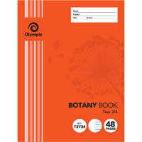 olympic t2y43 botany book qld ruling year 3/4 55gsm 48 page 225 x 175mm