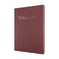 collins appointment 140.p78 early edition diary day to page a4 burgundy