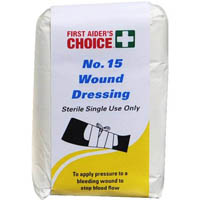 first aiders choice wound dressing size 15