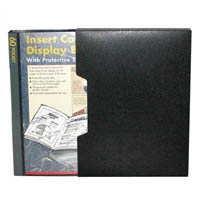 colby display book non-refillable insert cover slipcase 60 pocket a4 black