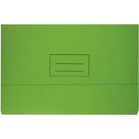 bantex document wallet 230gsm foolscap light green