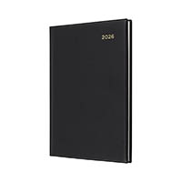 collins belmont 387.v99 diary week to view a5 black