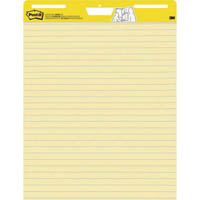 post-it 561 easel pad ruled 635 x 775mm yellow