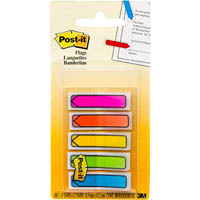 post-it 684-arr2 arrow flags 5 bright assorted pack 100
