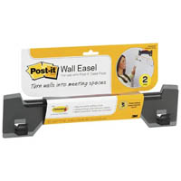 post-it eh559-2 super sticky easel pad wall hanger pack 2