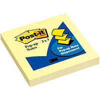 post-it r330-yw pop up notes 76 x 76mm yellow