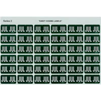 avery 43407 lateral file label side tab colour code jul 23 x 38mm dark green pack 180