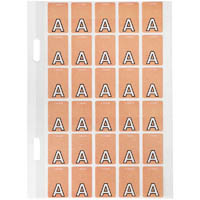 avery 44401 lateral file label top tab colour code a 20 x 30mm pink pack 150