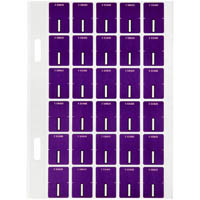 avery 44409 lateral file label top tab colour code i 20 x 30mm purple pack 150