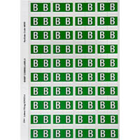 avery 44502 lateral file label side tab colour code b 25 x 42mm dark green pack 240