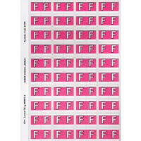 avery 44506 lateral file label side tab colour code f 25 x 42mm pink pack 240
