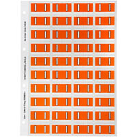 avery 44509 lateral file label side tab colour code i 25 x 42mm orange pack 240