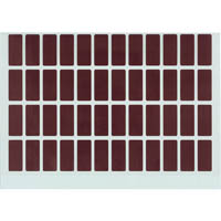 avery 44541 lateral file label block colour 19 x 42mm brown pack 240