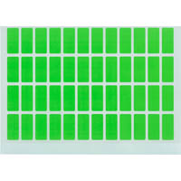 avery 44543 lateral file label block colour 19 x 42mm light green pack 240