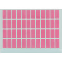 avery 44545 lateral file label block colour 19 x 42mm pink pack 240