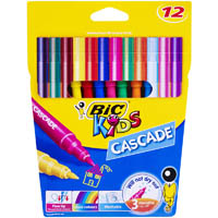 bic kids cascade marker assorted pack 12