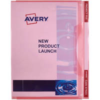 avery 47923 project file a4 20 sheets red