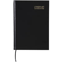 cumberland financial year diary week to view a4 black