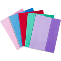 contact book sleeves 9 x 7 inch assorted pack 5