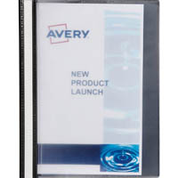 avery 49020 management file extra wide a4 50 sheets black