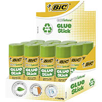 bic ecolutions glue stick 36g pack 12