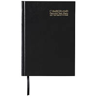 cumberland financial year diary day to page a5 black