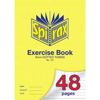 spirax 101 exercise book 9mm dotted thirds 70gsm a4 48 page