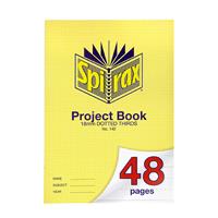 spirax 142 project book 18mm dotted thirds a4 48 page