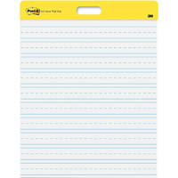 post-it 566 super sticky wall pad primary ruled 508 x 584mm white