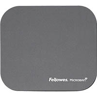 fellowes mouse pad optical microban silver