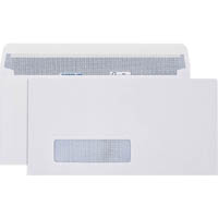 cumberland dlx envelopes secretive wallet windowface strip seal laser 90gsm 235 x 120mm white box 500