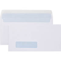 cumberland dlx envelopes secretive wallet windowface strip seal 80gsm 235 x 120mm white box 500