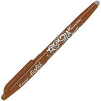 pilot frixion erasable gel ink pen 0.7mm brown