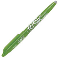 pilot frixion erasable gel ink pen 0.7mm light green