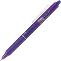 pilot frixion erasable gel ink retractable pen 0.7mm violet