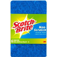 scotch-brite non-scratch scourer pads pack 6