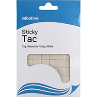 initiative sticky tac adhesive 75g white